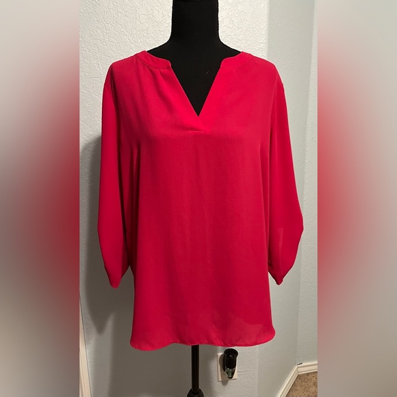 Chaus Tops - Chaus Rose Pink Blouse EUC